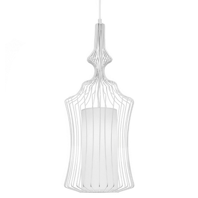 Подвесной светильник Wire Dream Pendant 4 Белый Белый Подвесной светильник Wire Dream Pendant 4 Белый Белый в Липецке | Loft Concept