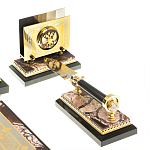 Настольный письменный набор из яшмы Manager Organizer варинант исполнения - 6 | Loft Concept в Липецке