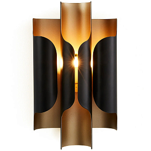 Бра из металла Dolton Wall Lamp Black