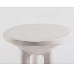 Дизайнерский журнальный стол белый на 3-х ножках в виде ступней African table варинант исполнения - 1 | Loft Concept в Липецке