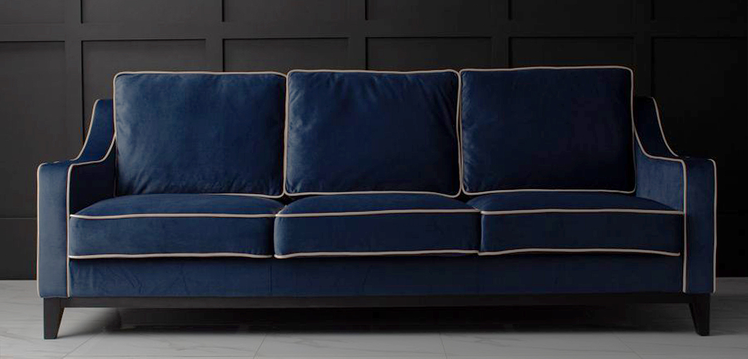 Диван Гринвич Greenwich sofa темно синего цвета Диван Гринвич Greenwich sofa темно синего цвета - Loft-Concept в Липецке