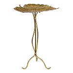 Столик приставной с столешницей Тропический лист Tropical Forest gold варинант исполнения - 1 | Loft Concept в Липецке