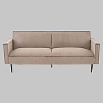 Диван современный вельветовый прямой Worcester Бежевый  варинант исполнения - 2 | Loft Concept в Липецке