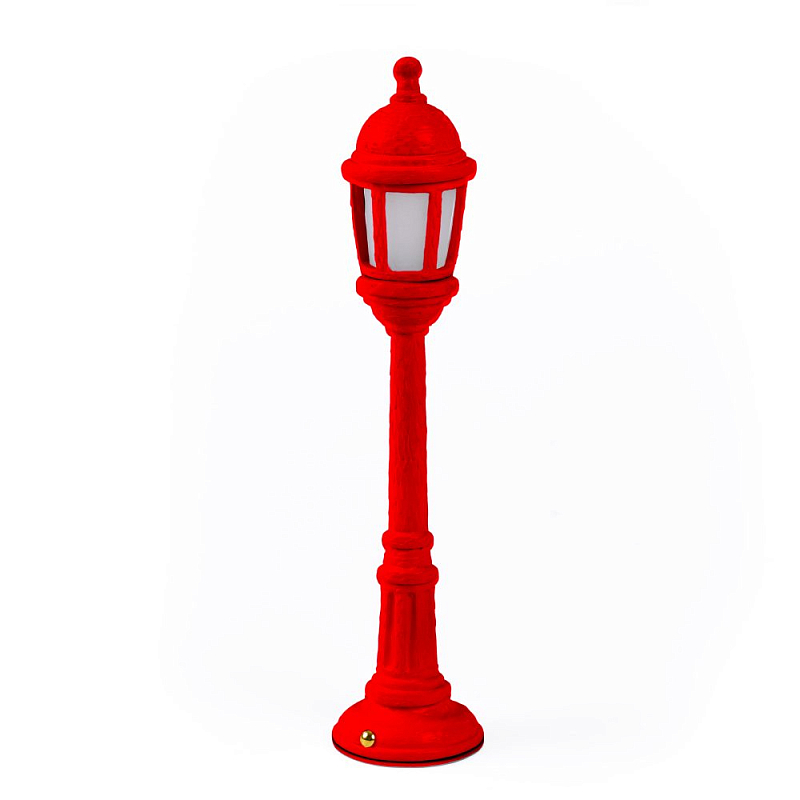Настольная лампа Seletti Street Lamp Dining Red Красный Настольная лампа Seletti Street Lamp Dining Red Красный в Липецке | Loft Concept
