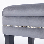 Мягкая банкетка с зоной для хранения Casket Grey варинант исполнения - 3 | Loft Concept в Липецке