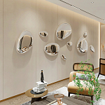 Абстрактная скульптура на стену в виде капли воды Water Outline варинант исполнения - 3 | Loft Concept в Липецке