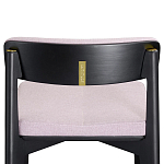 Барный стул из массива ясеня с обивкой из рогожки Elegant Ash Shape варинант исполнения - 4 | Loft Concept в Липецке