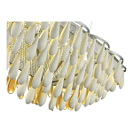 Люстра с подвесками в форме капель на серебристом каркасе Raindrop варинант исполнения - 4 | Loft Concept в Липецке