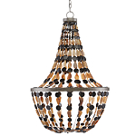 Люстра каплевидной формы с подвесками в виде декоративных бусин Flat Beads варинант исполнения - 2 | Loft Concept в Липецке