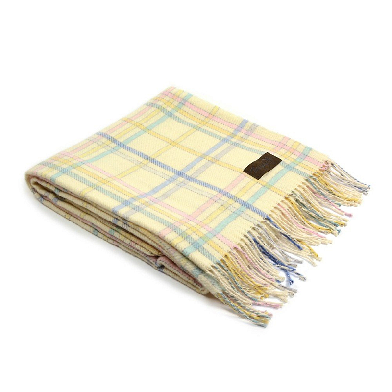 Плед DOLCEZZA T/L 0001 Marzotto Кремовый в Липецке | Loft Concept 