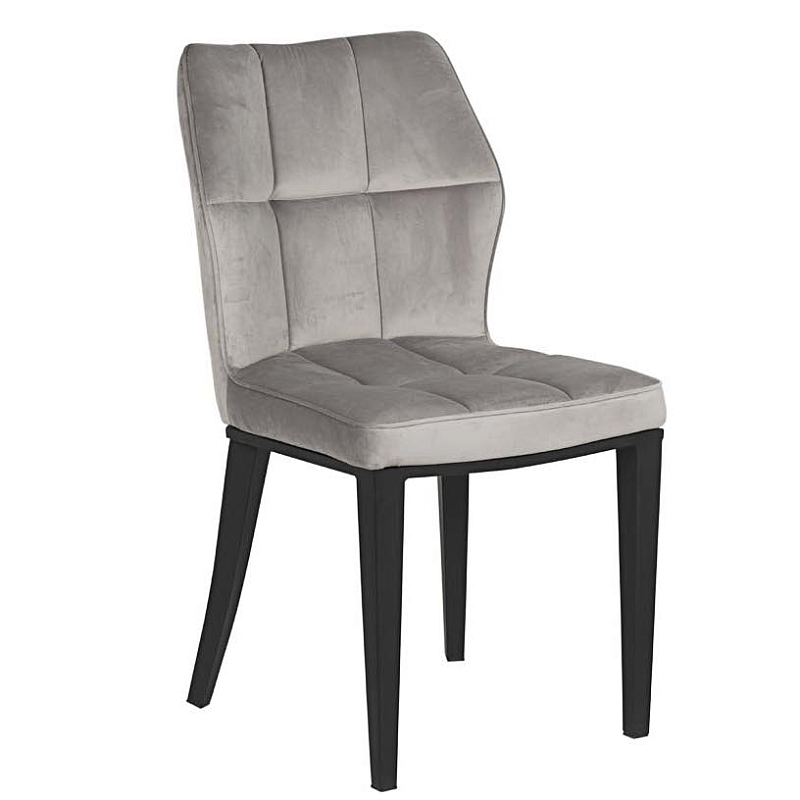 Стул Deffo Chair Серый Черный Стул Deffo Chair Серый Черный в Липецке | Loft Concept