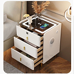 Умная прикроватная тумбочка c зарядкой для телефона Smart Furniture варинант исполнения - 5 | Loft Concept в Липецке