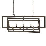 Люстра из пересекающихся прямоугольных элементов Intersecting Rectangles варинант исполнения - 2 | Loft Concept в Липецке