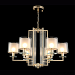 Люстра с 6-ю цилиндрическими плафонами из стекла Laurent варинант исполнения - 2 | Loft Concept в Липецке