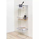 Полка напольная трехъярусная для ванной Bathroom Floor Shelf варинант исполнения - 1 | Loft Concept в Липецке