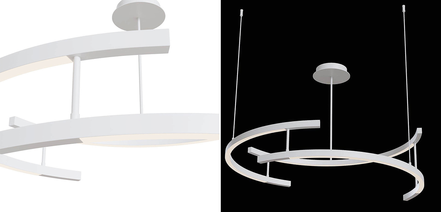 Люстра Smeragde Light Chandelier white arcs Люстра Smeragde Light Chandelier white arcs - Loft-Concept в Липецке