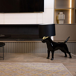 Лампа COLLECTION OF DOGS с абажуром Бультерьер варинант исполнения - 8 | Loft Concept в Липецке
