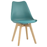 Стул с основой из пластика и мягким сиденьем Arvika Azure варинант исполнения - 1 | Loft Concept в Липецке