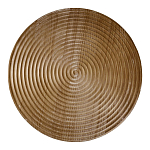 Журнальный столик с круглой фактурной столешницей из натурального дерева Vortex варинант исполнения - 2 | Loft Concept в Липецке