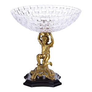 Чаша для фруктов с подножием в виде ангела Eden Garden