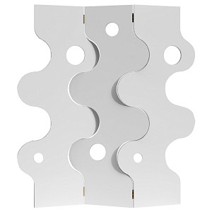 Ширма Loani Curved Screen for Room White