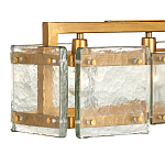 Люстра прямоугольная из толстого литого стекла Cast Glass варинант исполнения - 3 | Loft Concept в Липецке