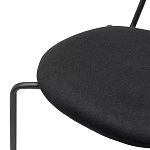 Стул с мягким сиденьем черный Stool Loft Black варинант исполнения - 7 | Loft Concept в Липецке