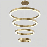 Люстра Light Ring Vertical Латунь варинант исполнения - 1 | Loft Concept в Липецке