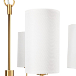 Люстра с белыми плафонами в форме цилиндра и металлическим основанием Nicoleta варинант исполнения - 2 | Loft Concept в Липецке