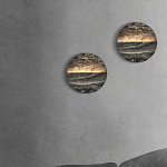 Бра в форме диска из керамогранита Eclipse of Celestial Bodies варинант исполнения - 5 | Loft Concept в Липецке