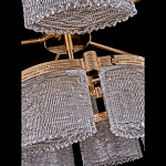 Люстра двухъярусная с текстурными овальными абажурами Splendor Palace Style варинант исполнения - 4 | Loft Concept в Липецке