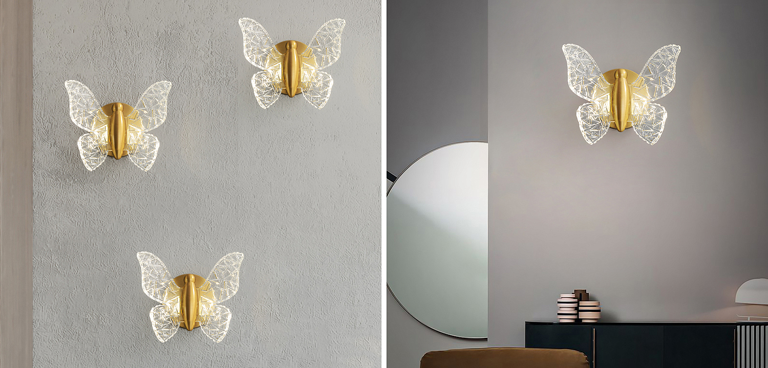 Бра Butterfly Wall Lamp Н Бра Butterfly Wall Lamp Н - Loft-Concept в Липецке