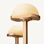 Люстрас 6-ю мраморными плафонами в форме купола Light Warm Light варинант исполнения - 2 | Loft Concept в Липецке