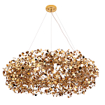 Люстра подвесная круглая с многочисленными металлическими круглыми элементами Terzani Argent варинант исполнения - 4 | Loft Concept в Липецке