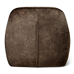 Барный стул со спинкой и подлокотниками на 4-х черных ножках Douglas Rhombus Коричневый Велюр варинант исполнения - 4 | Loft Concept в Липецке