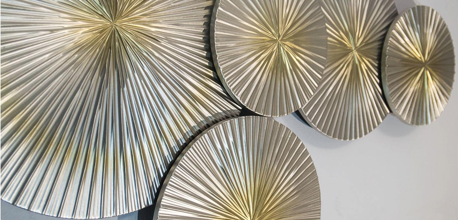 Арт-объект Apollo Gold and Silver Wall Plaque Disc 5 Арт-объект Apollo Gold and Silver Wall Plaque Disc 5 - Loft-Concept в Липецке