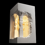 Встраиваемый в стену гипсовый светильник под покраску с колоннами и арками в античном стиле Antiquity Athena варинант исполнения - 7 | Loft Concept в Липецке