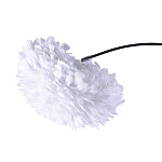 Изогнутый торшер с декором в виде перьев Plumage White Floor Lamp варинант исполнения - 2 | Loft Concept в Липецке