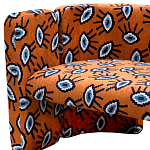 Акцентный Двухместный Диван Leela Оранжевый Орнамент варинант исполнения - 2 | Loft Concept в Липецке