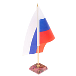 Флагшток на подставке из натурального камня Stone Flagpole варинант исполнения - 2 | Loft Concept в Липецке