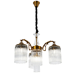 Подвесная люстра с плафонами с виде трубчатых хрустальных подвесок Cadice Chandelier варинант исполнения - 2 | Loft Concept в Липецке