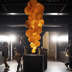 Люстра виноградная гроздь Grape Balls Янтарный цвет варинант исполнения - 3 | Loft Concept в Липецке