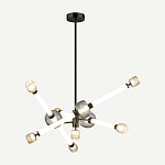 Светодиодная люстра Rovelly Black варинант исполнения - 2 | Loft Concept в Липецке