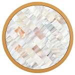 Бра в форме диска с перламутровыми прямоугольниками из морской ракушки Touch of Marine Charm варинант исполнения - 2 | Loft Concept в Липецке