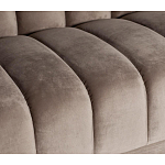 Диван трехместный велюровый серый Island of Comfort варинант исполнения - 4 | Loft Concept в Липецке