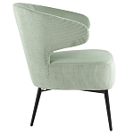 Современное мягкое кресло на металлических ножках Rakush Pistachio варинант исполнения - 5 | Loft Concept в Липецке