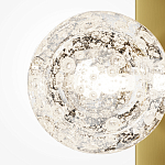 Бра с плафоном из прозрачного стекла с пузырьками воздуха Effervia варинант исполнения - 3 | Loft Concept в Липецке