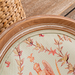 Стул из массива бука светло-зеленый с растительным орнаментом Raffael Angel Green Chair варинант исполнения - 3 | Loft Concept в Липецке