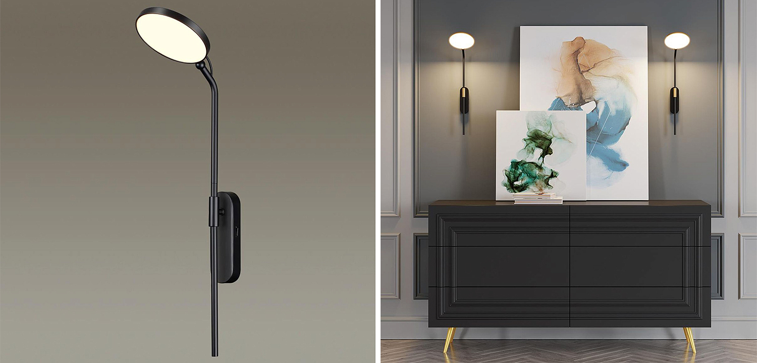 Бра Maxine Light Wall lamp Lantern Black Бра Maxine Light Wall lamp Lantern Black - Loft-Concept в Липецке