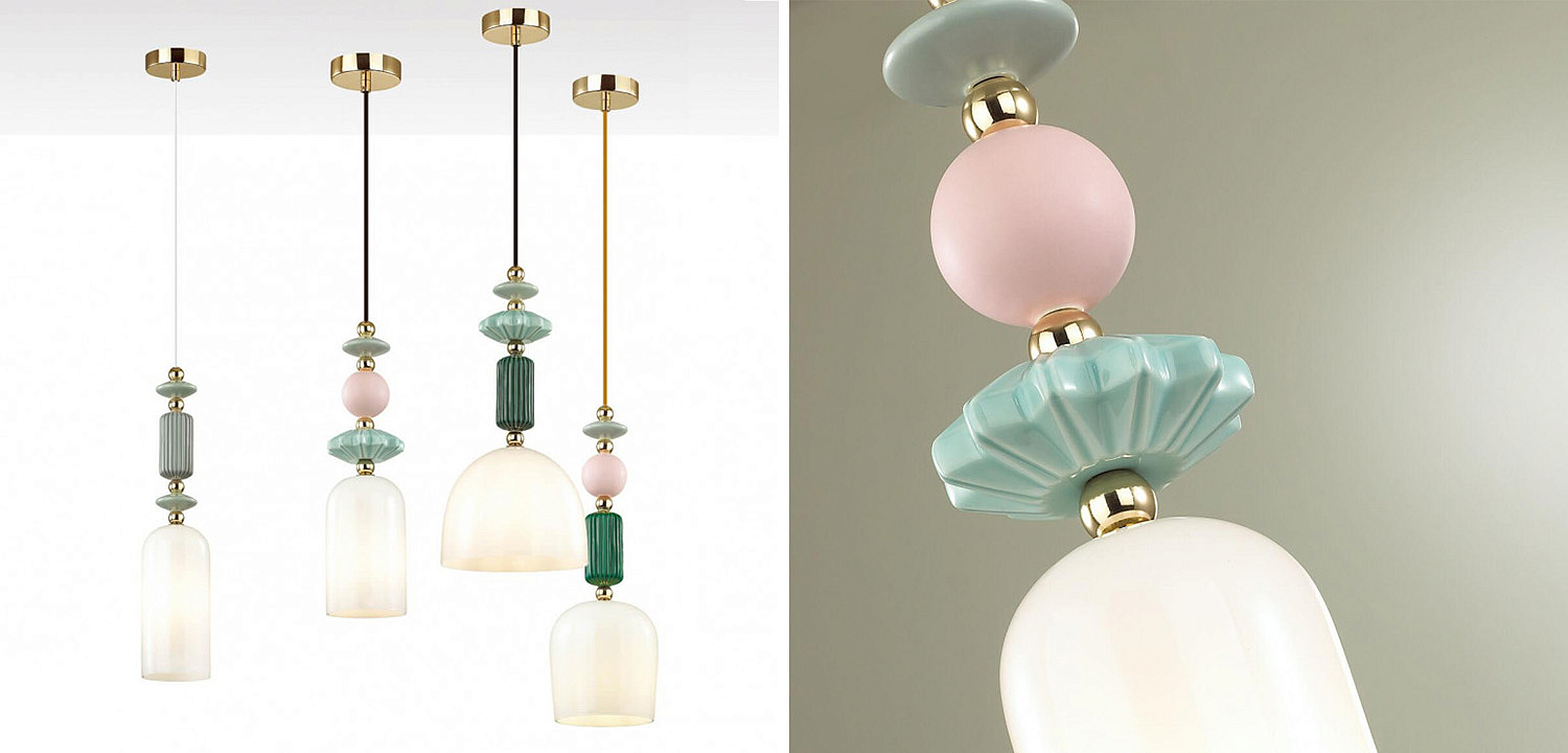 Подвесной светильник Iris hanging lamp candy Подвесной светильник Iris hanging lamp candy - Loft-Concept в Липецке